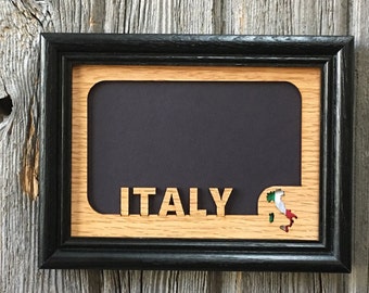 Italy Picture Frame - 5x7 Frame Holds 4x6 Photo