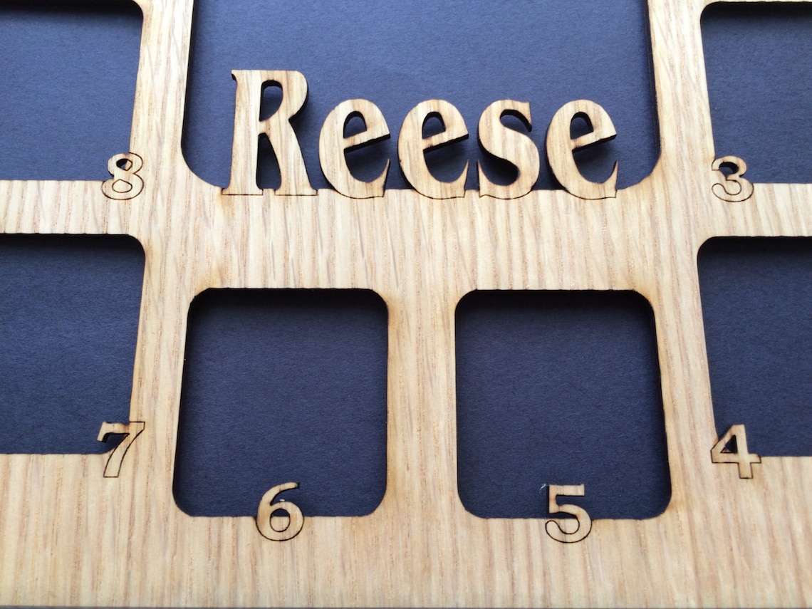 School Years Picture Frame K12 Grade Personalized With Name Etsy