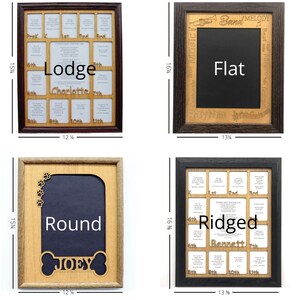 Personalized Baby Birth Stat Oak Picture Frame – 11x14 Holds 8x10 Photo image 11