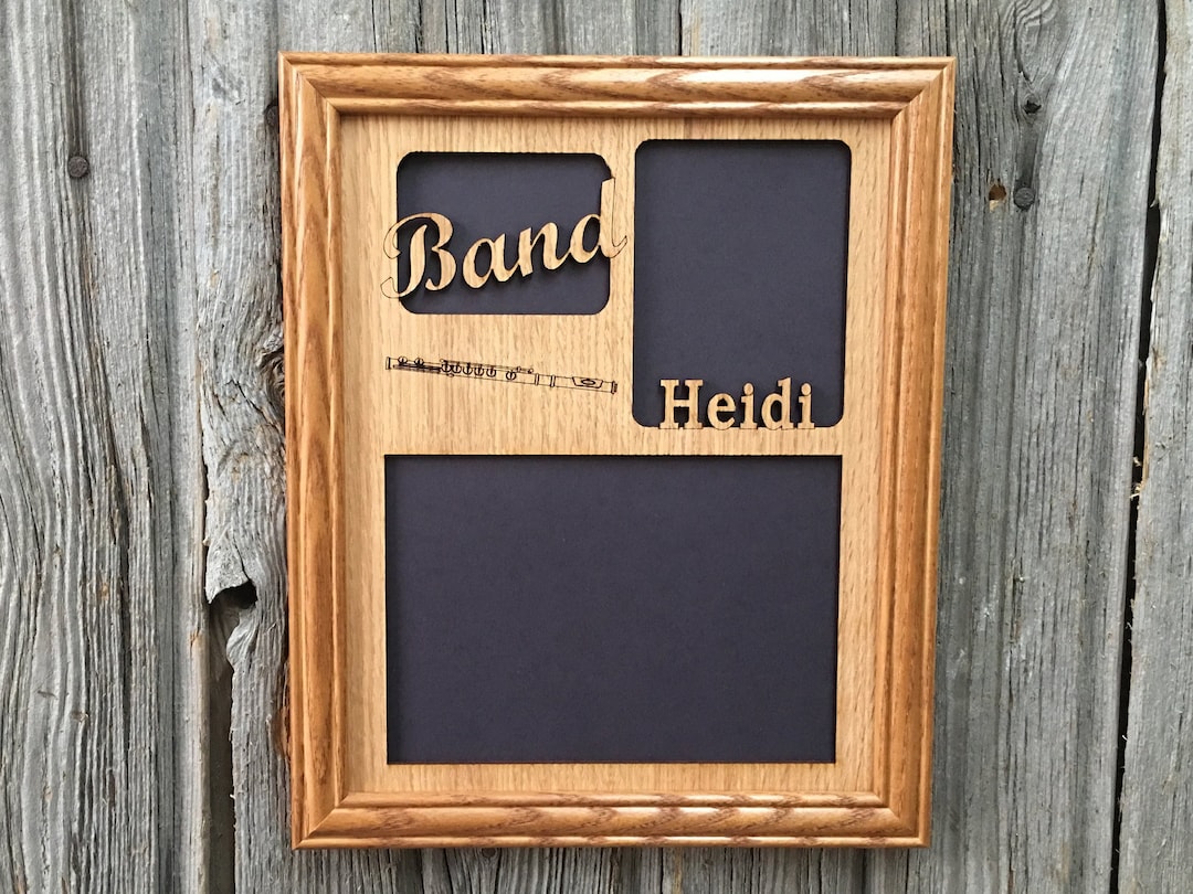 Band Picture Frame - 8x10 Frame Holds 5x7 and 3x4 Photos - Band Award ...