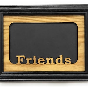 Best Friends Picture Frame - 5x7 Frame Holds 4x6 Photo - Gift for Friends, Group Picture Frame