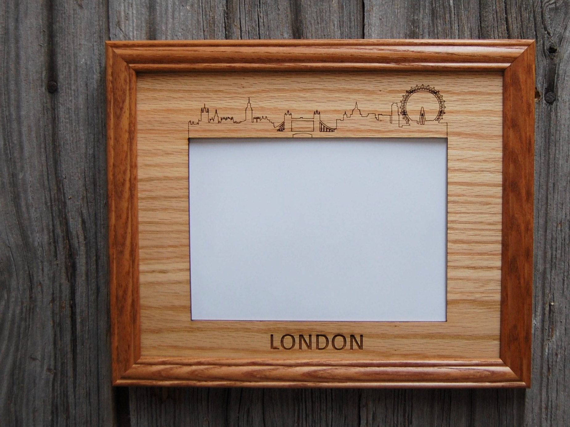 8x10 London Picture Frame London Skyline Decor Gift for Etsy