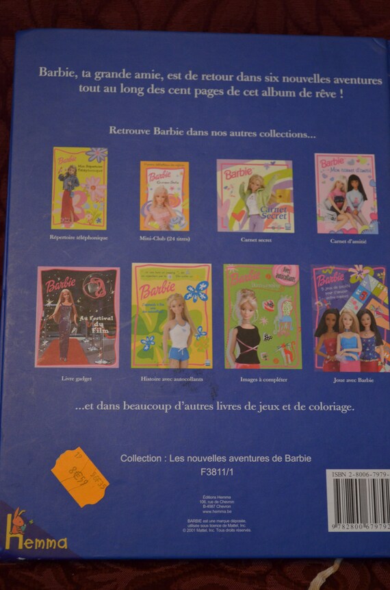 Les Nouvelles Aventures De Barbie Barbie And Kens Adventure Picture Book French Barbie Book Barbie Dolls And Houses Imagery And Outings