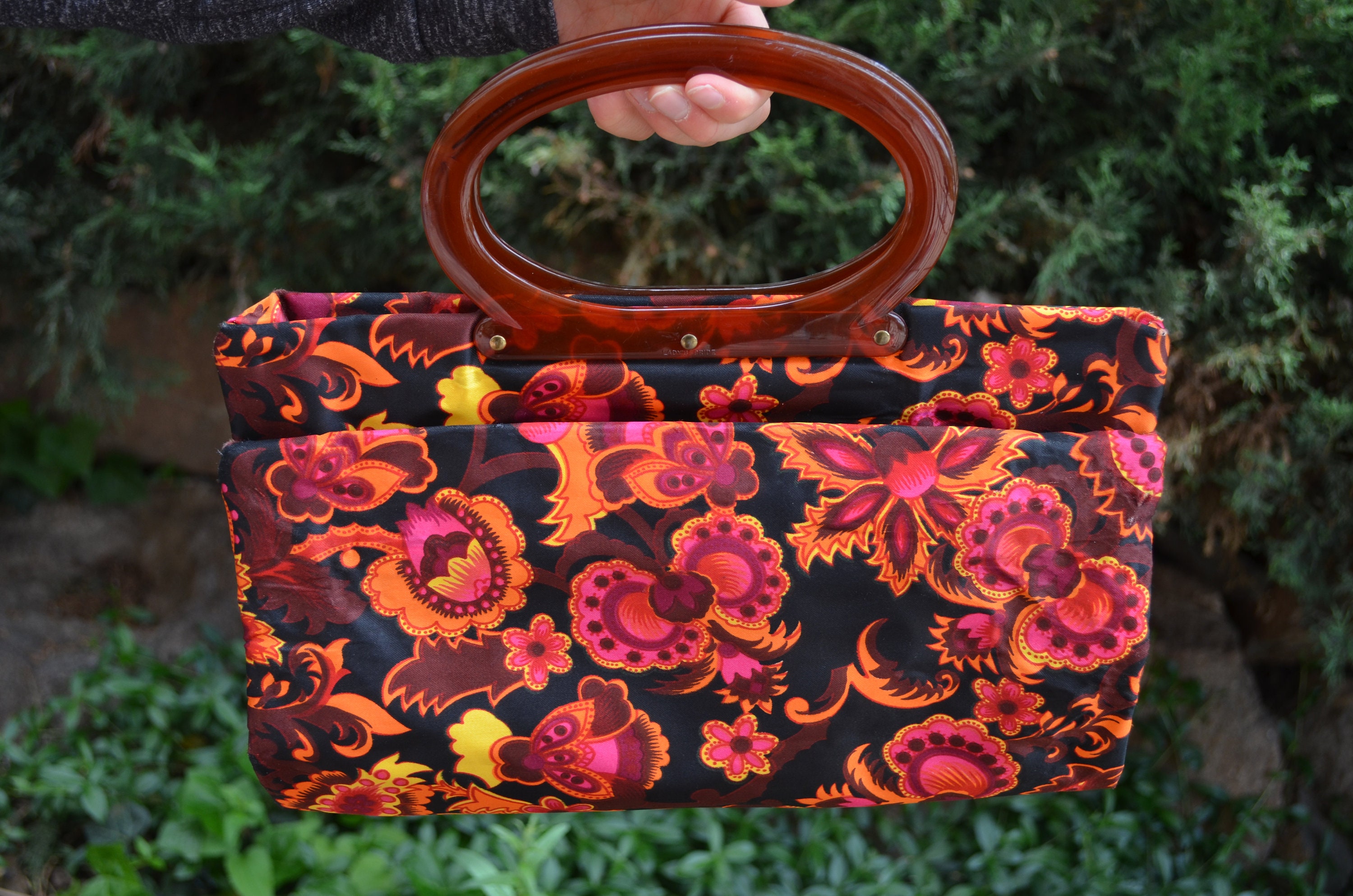 Sac fourre-tout floral réutilisable pliable Ladys Pride