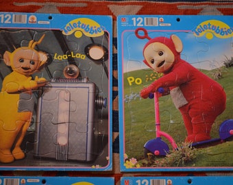 Vintage Teletubbies Large Frame-tray Puzzles, Complete Set of 4, Dipsy, Laa Laa, Po, and Tinky Winky Puzzles, 11 X 14 Inches, Teletubby Land - Etsy Vintage Teletubbies Large Frame-tray Puzzles, Complete Set of 4, Dipsy, Laa Laa, Po, and Tinky Winky Puzzles, 11 X 14 Inches, Teletubby Land - Etsy