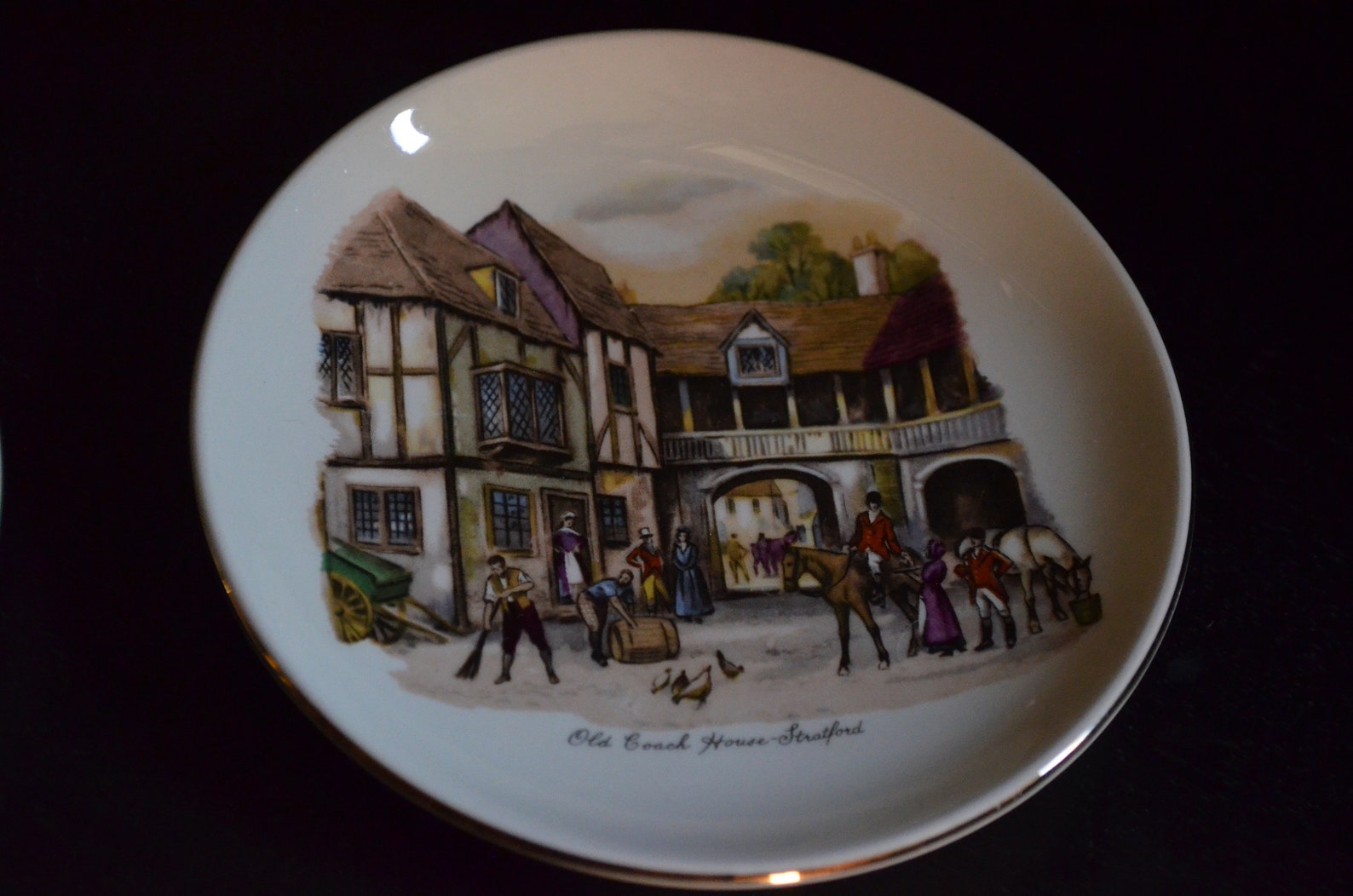 Pair of Liverpool Road Pottery Plates Stoke on Trent Bristol Etsy