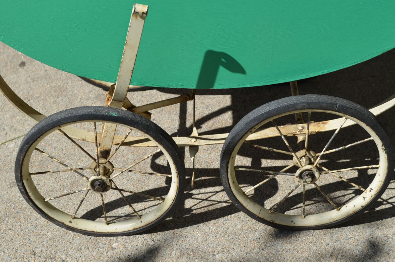 Antique 1900s F A Whitney Baby Carriage Solid Wood Metal Etsy