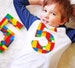 5th construction Birthday shirt, 5 block outfit, Building Brick, Navy and White sport baseball Raglan boy, 1 2 3 4 6 7 year old 4th 6th 7th 