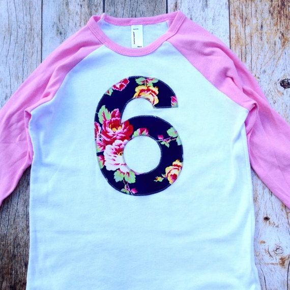 Gift for 6 Year Old 6th Birthday Football Youth Raglan 3//4 Sleeve Baseball Tee