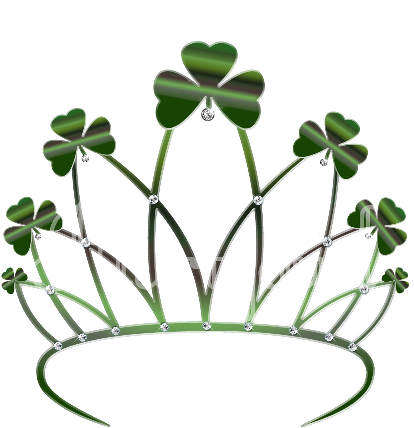 Irish Princess Clip Art / St. Patricks Day / Digital Clip Art / Tiaras ...