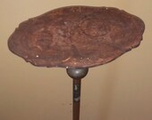 Art Deco Metal Fern Stand Tall Metal Copper Accent Table SALE