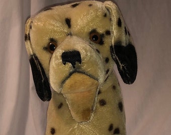Classic Vintage 1953 Steiff Daly Dalmation Plush Toy Dog Stuffed Animal Adorable Mohair Pooch Doggie Lover Gift 12" Plushie no Collar