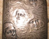 Blackinton Art Nouveau Cigarette Compact Sterling Gibson Girl Compact Blackinton Art Nouveau Compact Rare 1890s Cigarette Case SALE