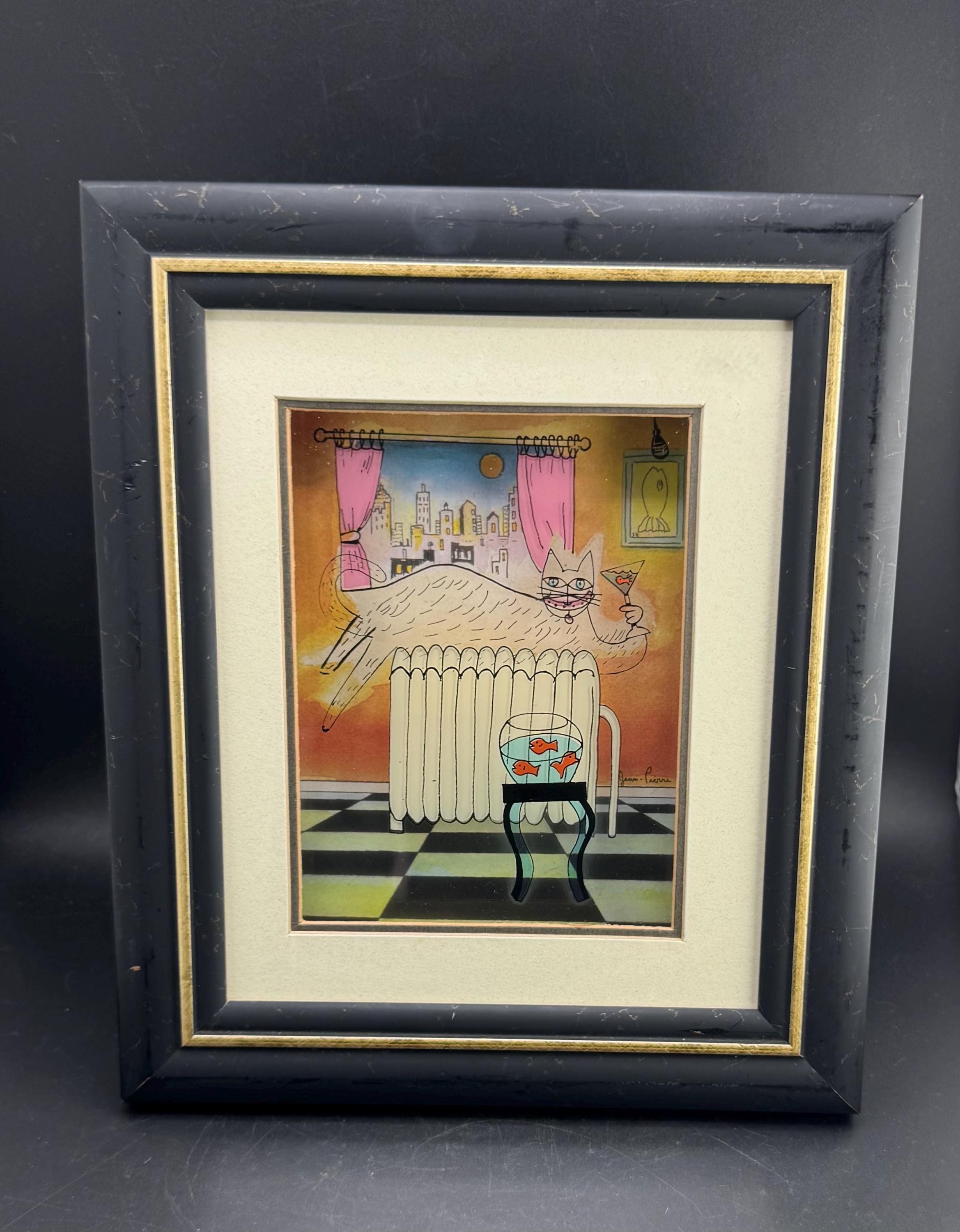 Jean Pierre Will 3d Painting - Etsy