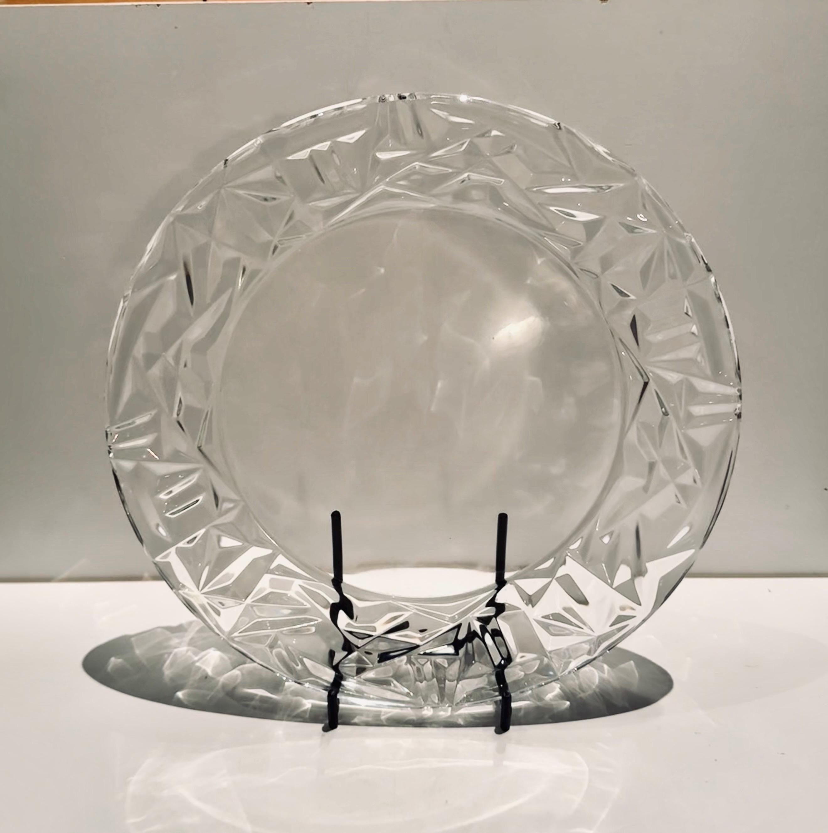 TIFFANY ＆CO. プレート Elegant Vintage Tiffany & Co Rock Cut Crystal Platter 12” Plate