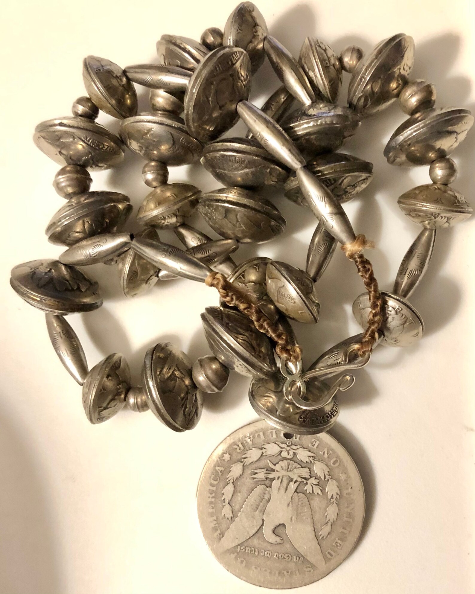 Antique Indian Pawn Necklace Coin Necklace Buffalo Nickel and Etsy