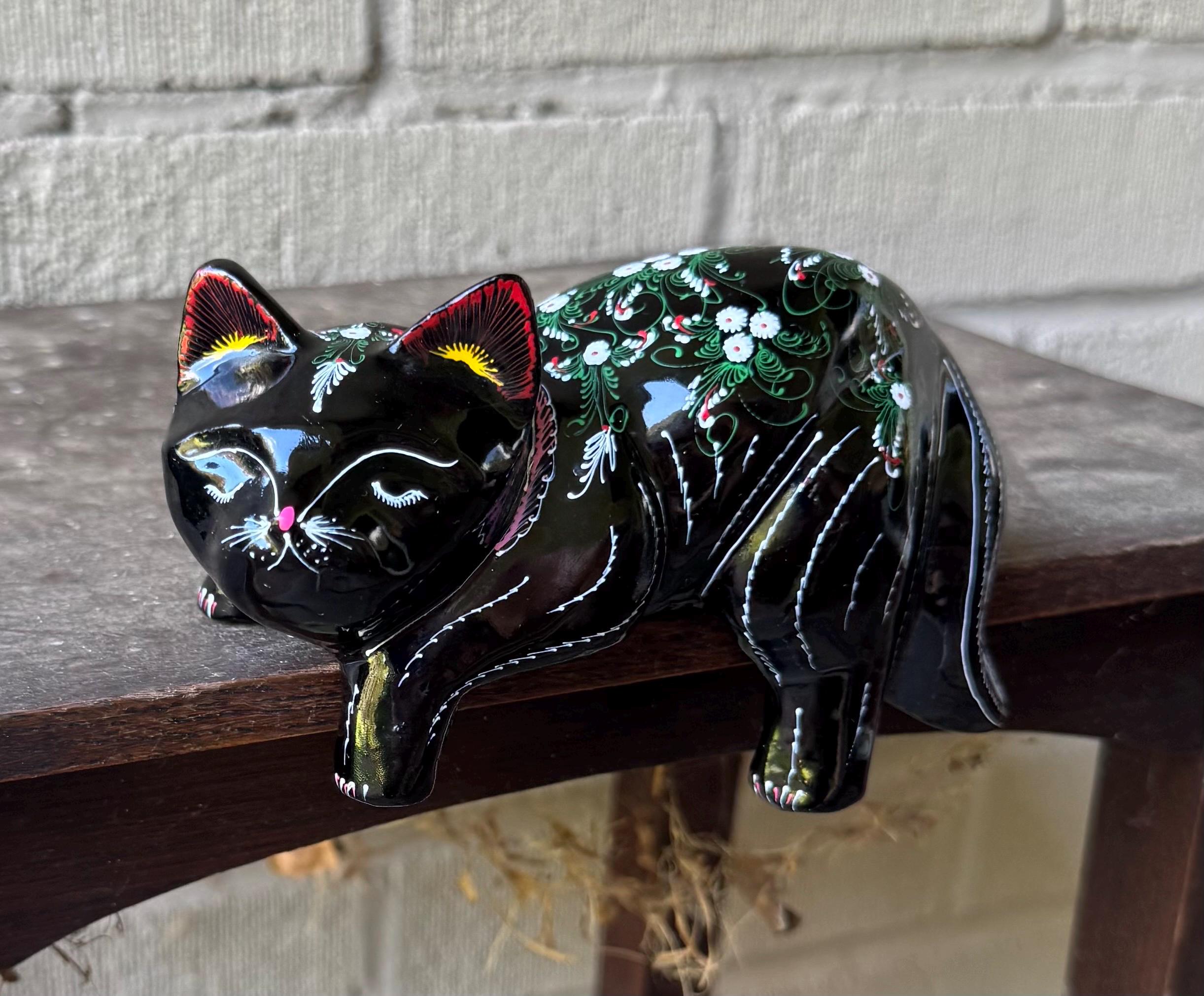 Vintage Crouching Black Panther - Etsy