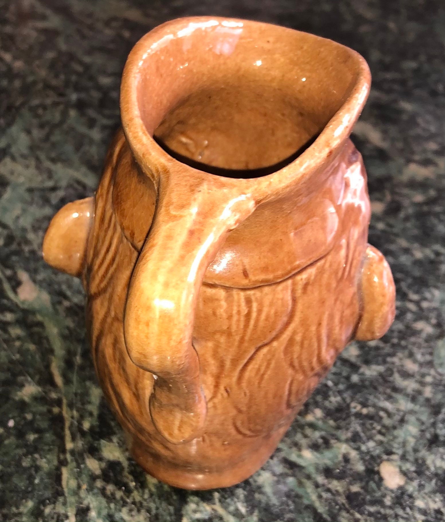 Vintage Miniature Face Jug Art Pottery Face Jug Handmade Etsy