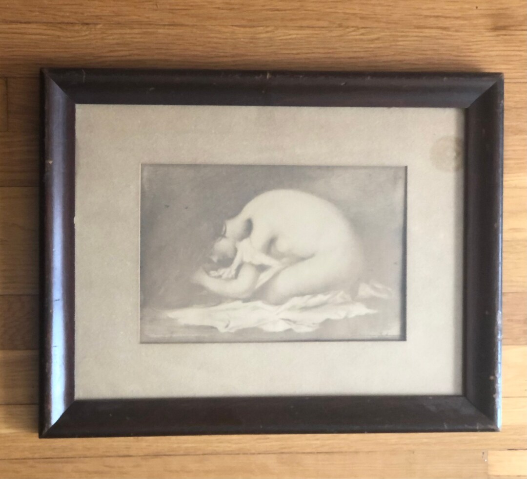 Antique Skull Maiden Optical Illusion Gutmann Print Memento Mori ...