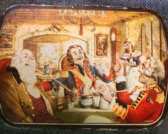 bishops move tobacco tin Antique Bishop's Move Tobacco Tin by Cohen Weenan & Co