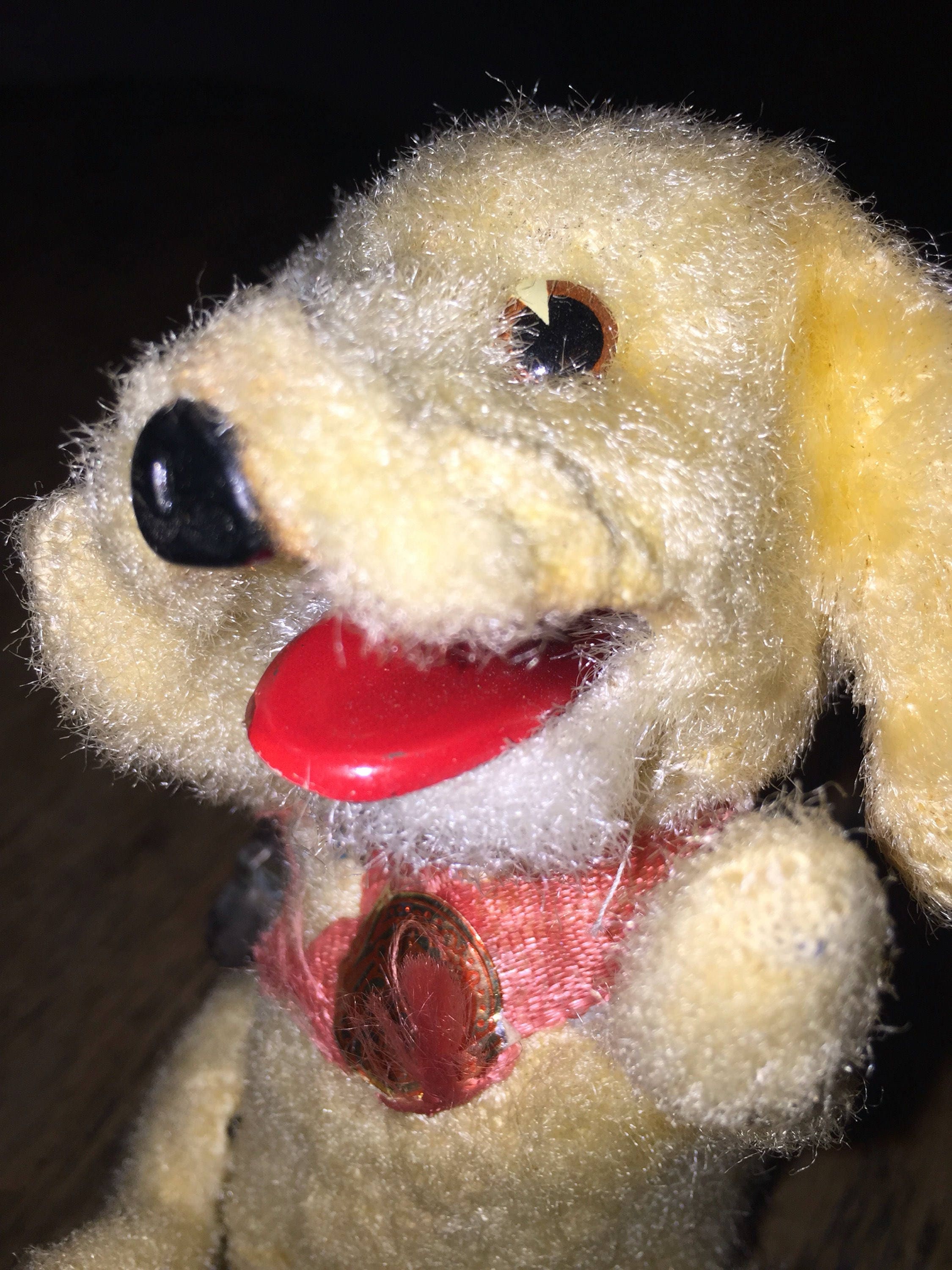 Windup Dog Toy Fur Covered Vintage Wind up Dog as Found Circa Etsy UK