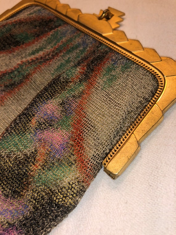 Antique Art Deco Mesh Bag Whiting & Davis Purse A… - image 7