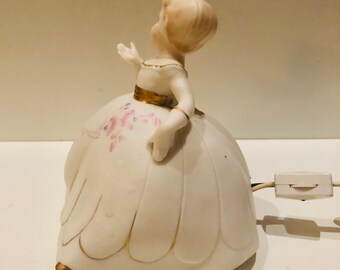 Rare Vintage Norcrest Japan Mid-century Figural Lamp
