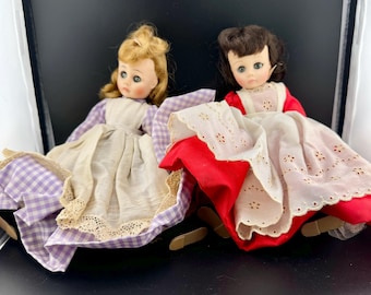 Muñecas vintage Madame Alexander Mujercitas (tal cual), proyecto de reensamblaje (juego de 4)