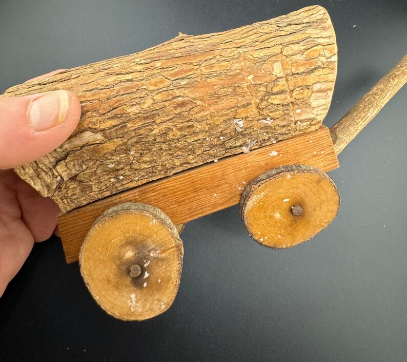 Vintage Primitive Covered Wagon Folk Art Connostoga Wagon Miniature ...