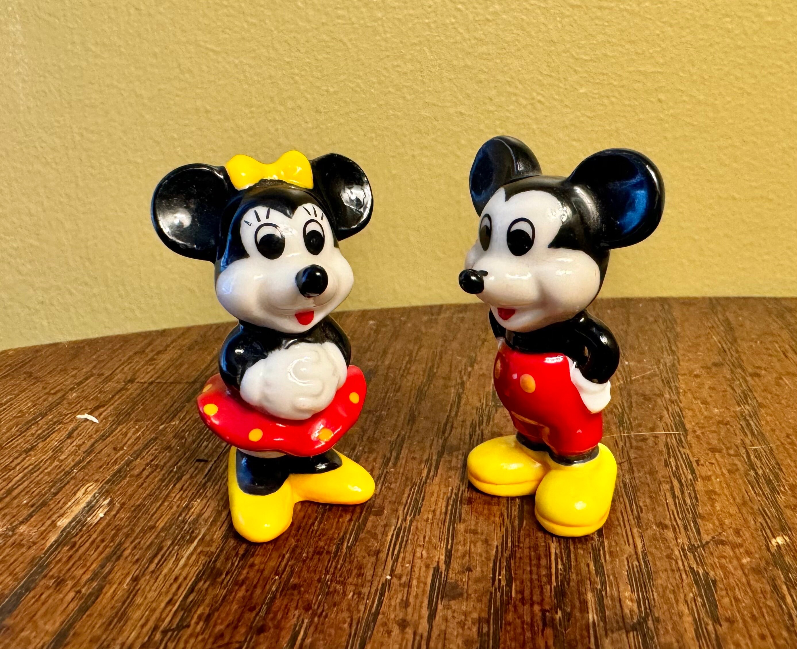 Adorable Vintage 1993 Disney Miniature Mickey Mouse and Minnie