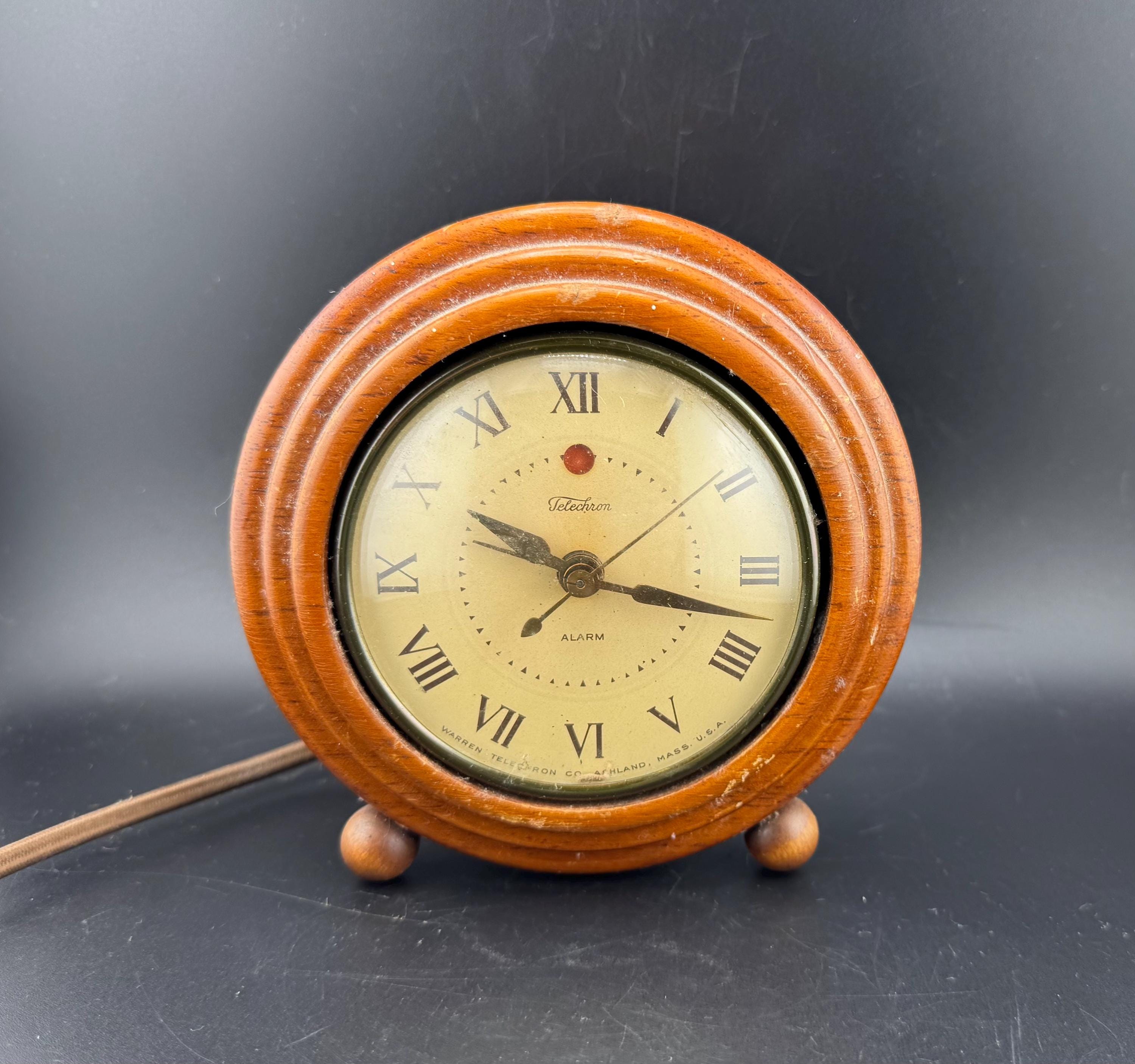 掛け時計アンティーク　USA  Telechron VINTAGE ANTIQUE WALL CLOCK TELECHRON ヴィンテージ