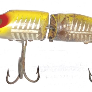 Spook Sinker Jointed Lot Vintage Heddon River Runt Spook W