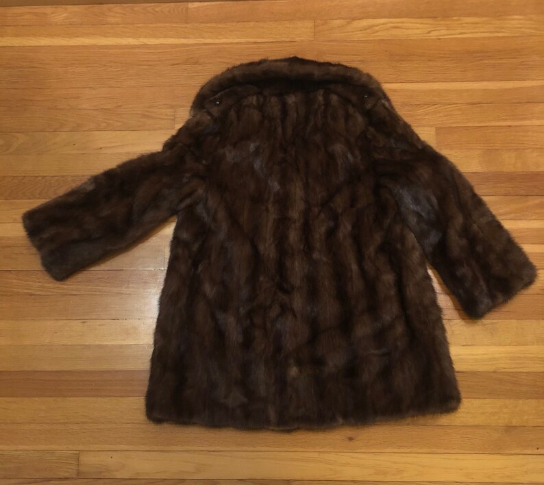 Reichbind Furs Luxurious Vintage Mid Century Mink Fur Jacket Davison’s Mink Coat W ...