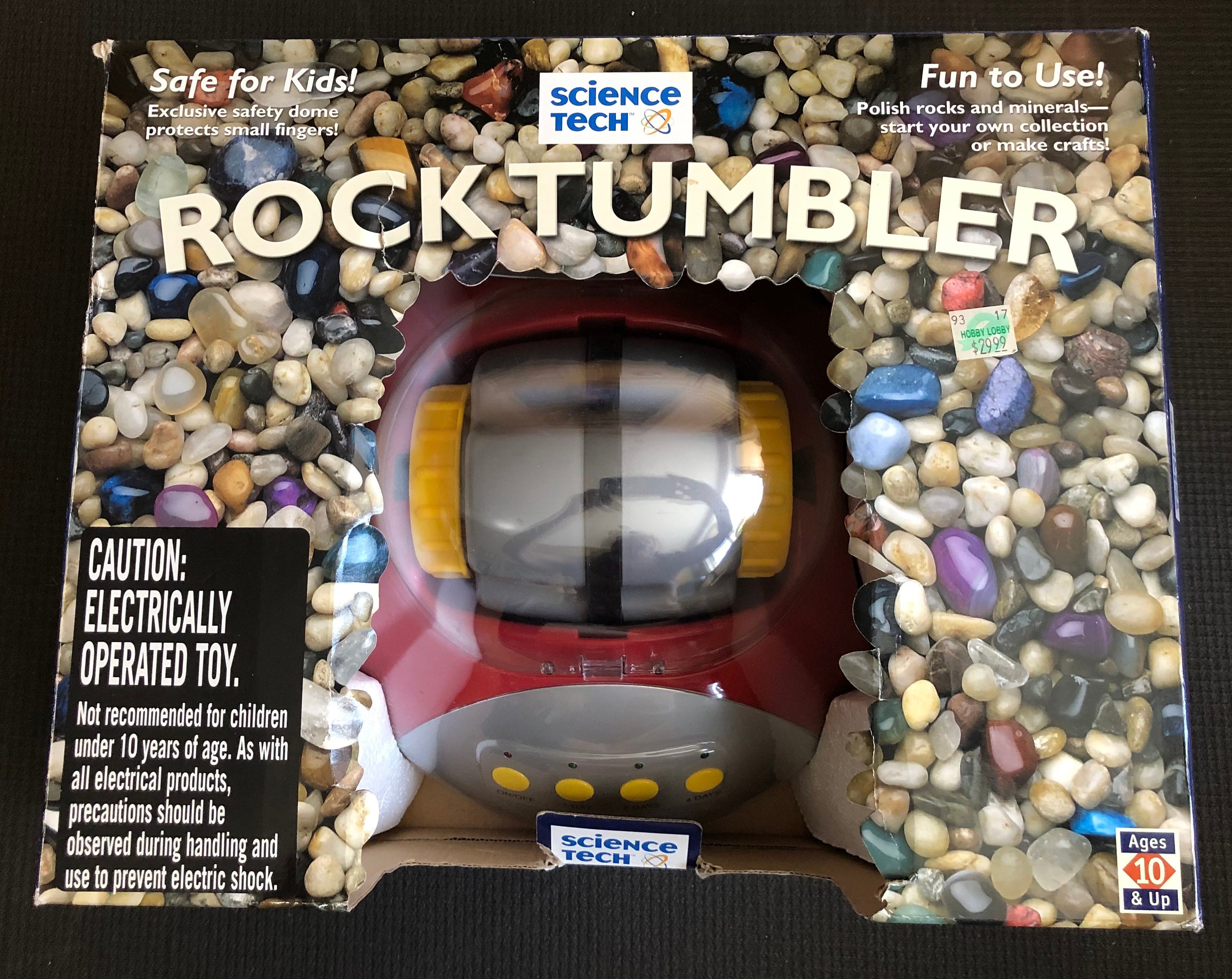 SALE Vintage Rock Tumbler Science Tech Rock Tumbler Like New in