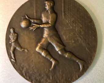 Médaille Sportive Football Ligue Du Centre-Ouest 1960 - Bronze - Collection