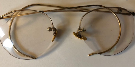 Gold nerd glasses cheap