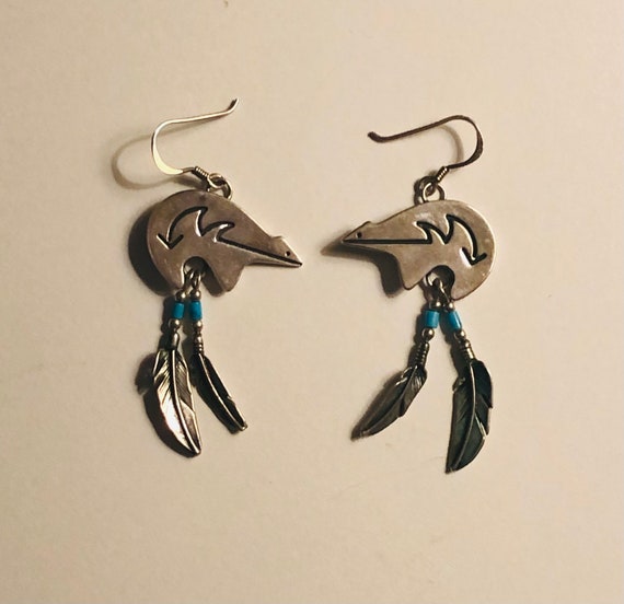Katy Craig Ltd Orecchini A Orsetto In Argento Sterling 925, Piccoli Studs 6x8 Mm, Ipoallergenici, Confezione Regalo