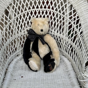Vintage Harlekin Canterbury Bear Teddybär Exklusiv für Gund 1993 Gelenk 19 ”Puppe signiert Nr. 262/500 John Blackburn Made in England
