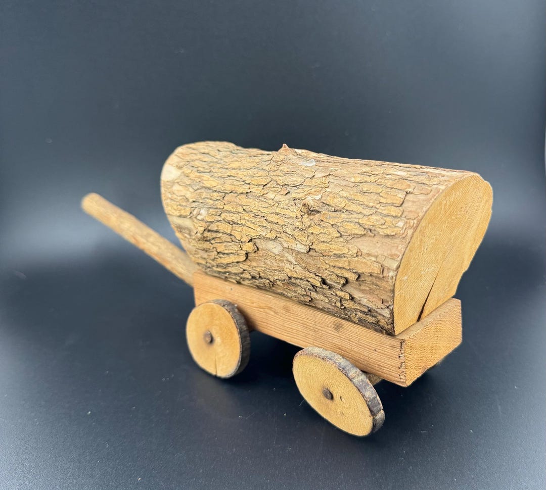 Vintage Primitive Covered Wagon Folk Art Connostoga Wagon Miniature ...