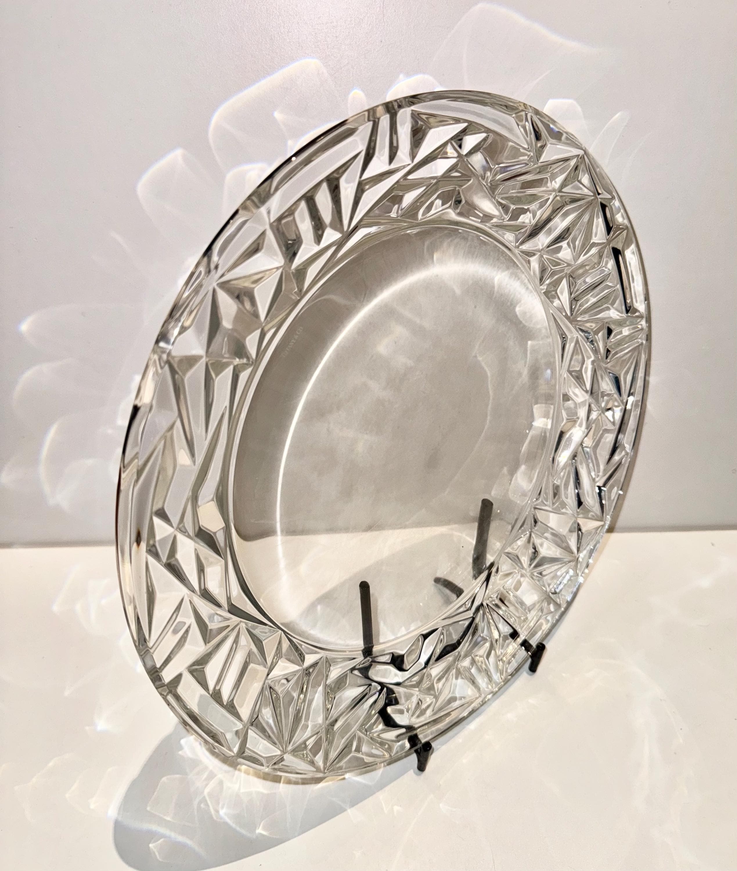 TIFFANY ＆CO. プレート Tiffany ティファニー T トゥルー ディナー プレート プラチナ 26.4cm