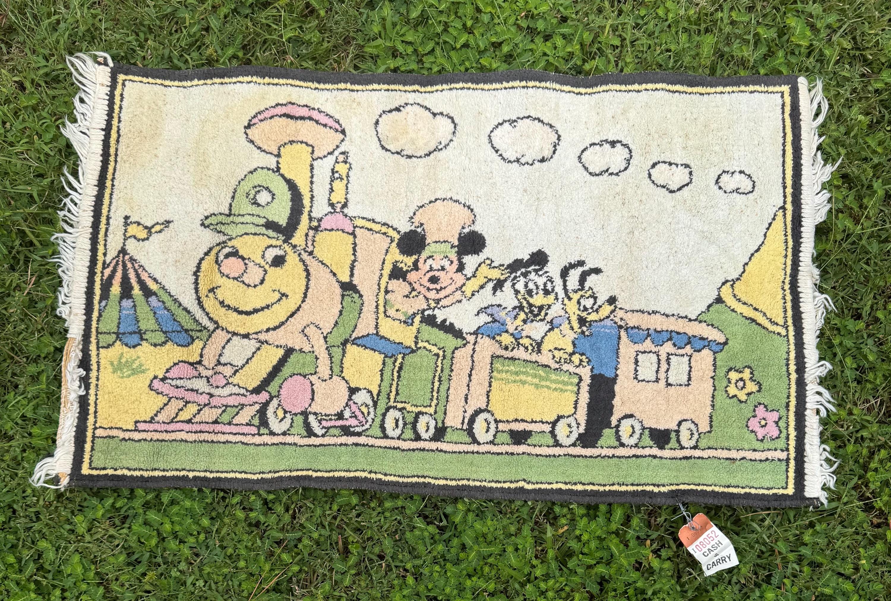 Vintage Mickey Mouse Rugs - Etsy