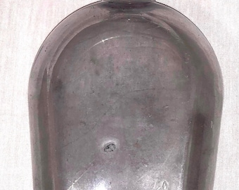 Frasco de vidrio morado antiguo, frasco vintage, frasco de medicina de vidrio lila, frasco antiguo con estrella en relieve en la parte inferior, frasco de medicina morado, ¿raro?