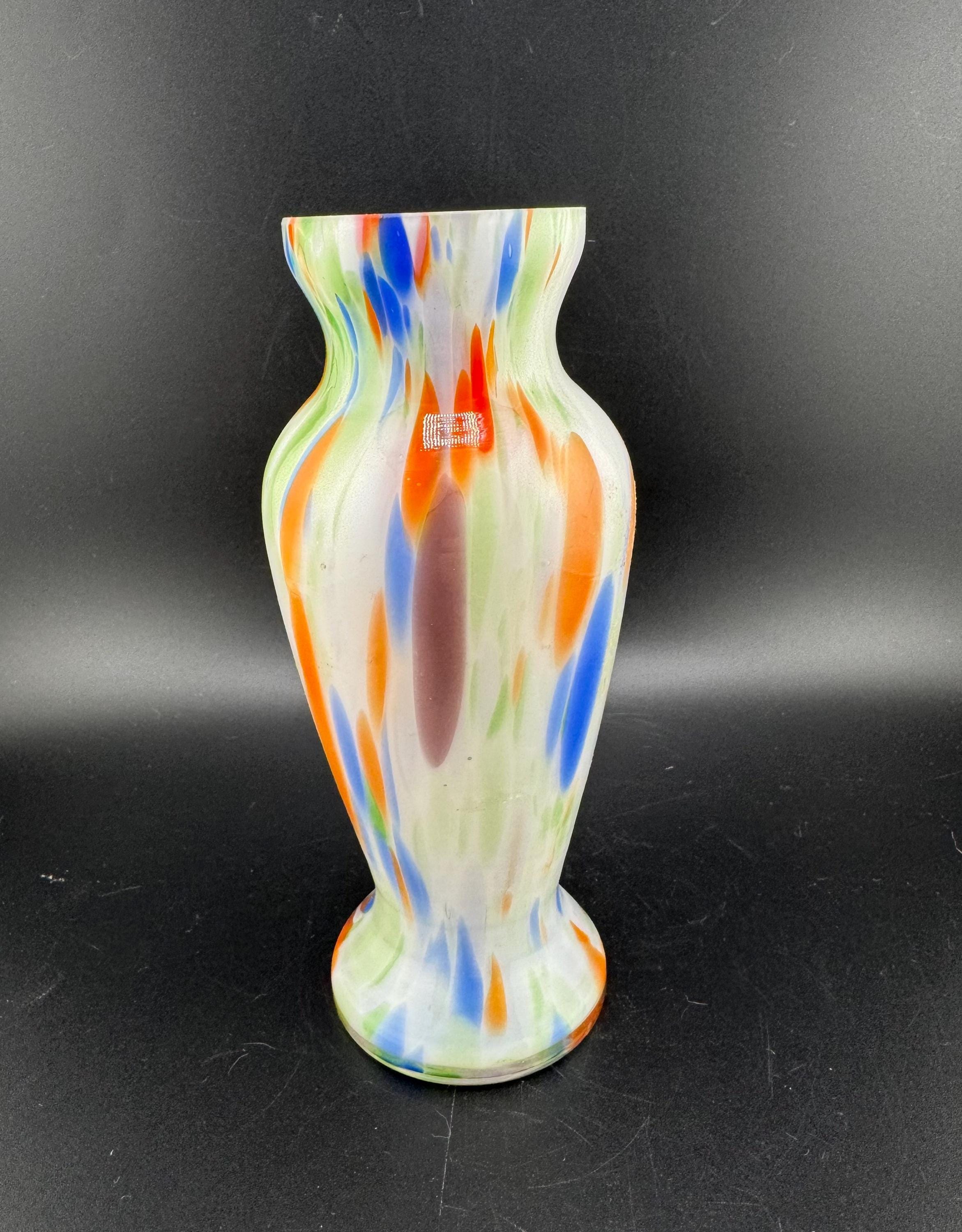 60's Vintage アートガラス Vase by BERANEK,JAN Vintage Czech Art Glass Vase by Jan Beranek for Skrdlovice