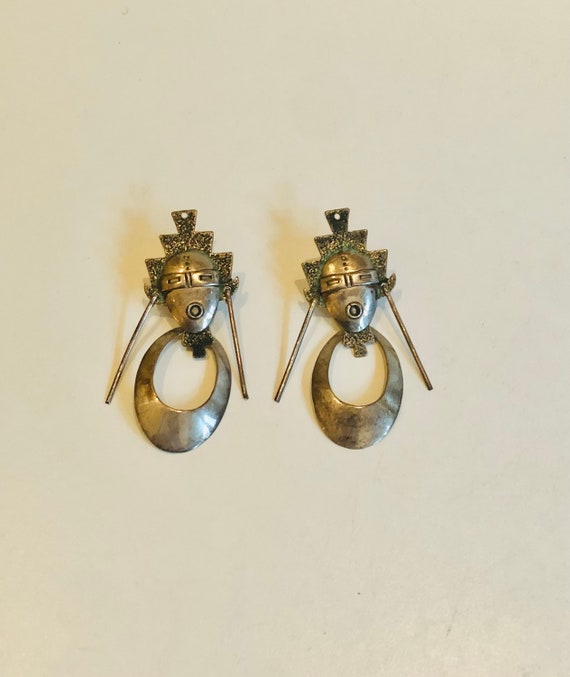 6 Inch Tall Kachina!! Mind Boggling Native American Navajo Sterling Silver Necklace 6 Inch Tall Kachina!! Mind Boggling Native American Navajo Sterling Silver Necklace