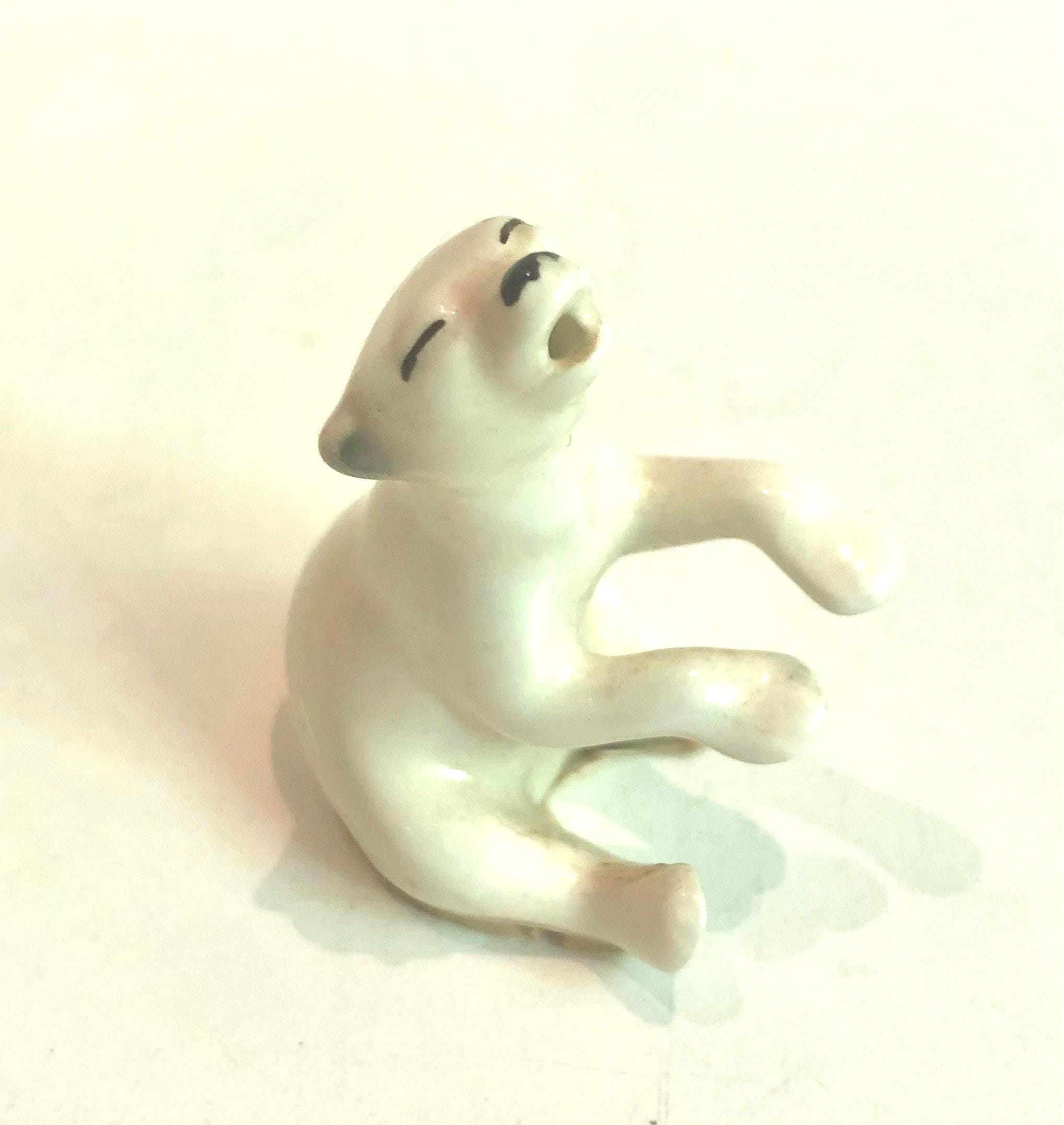 Vtg Retired 1980s Hagen Renaker Piano Polar Bear Figurine