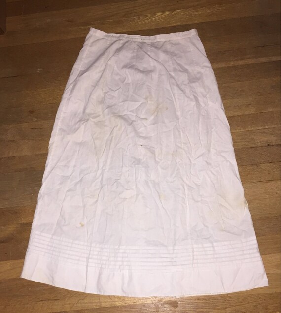 Cotton Victorian Petticoat Edwardian Petticoat Lo… - image 1