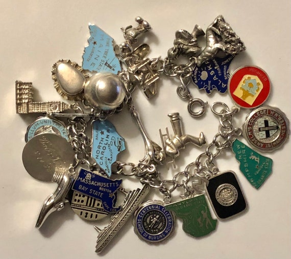 Massachusetts State Charm Antiqued Sterling Silver Massachusetts State Charm Antiqued Sterling Silver