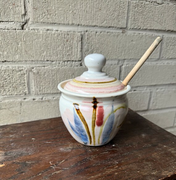 イギリス製　陶器ハニーポット イギリス製 陶器ハニーポット イギリスアンティーク ハニーポット