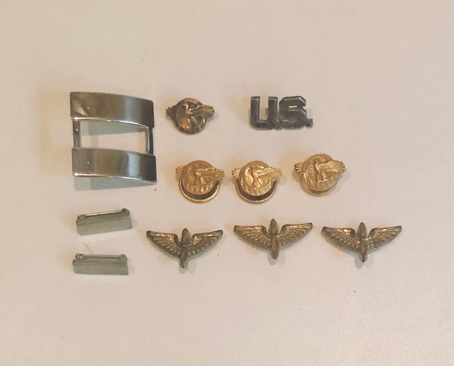 ピンバッジ World War 2 Pin Lapel Eagle World Anchor