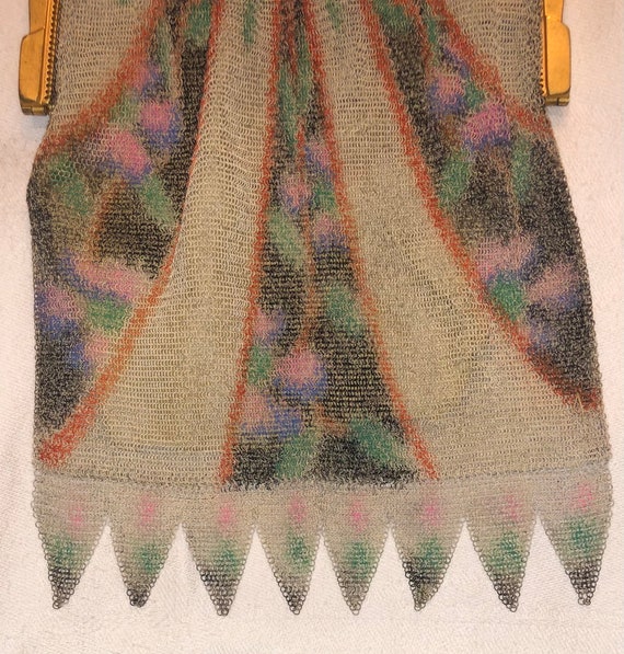Antique Art Deco Mesh Bag Whiting & Davis Purse A… - image 6